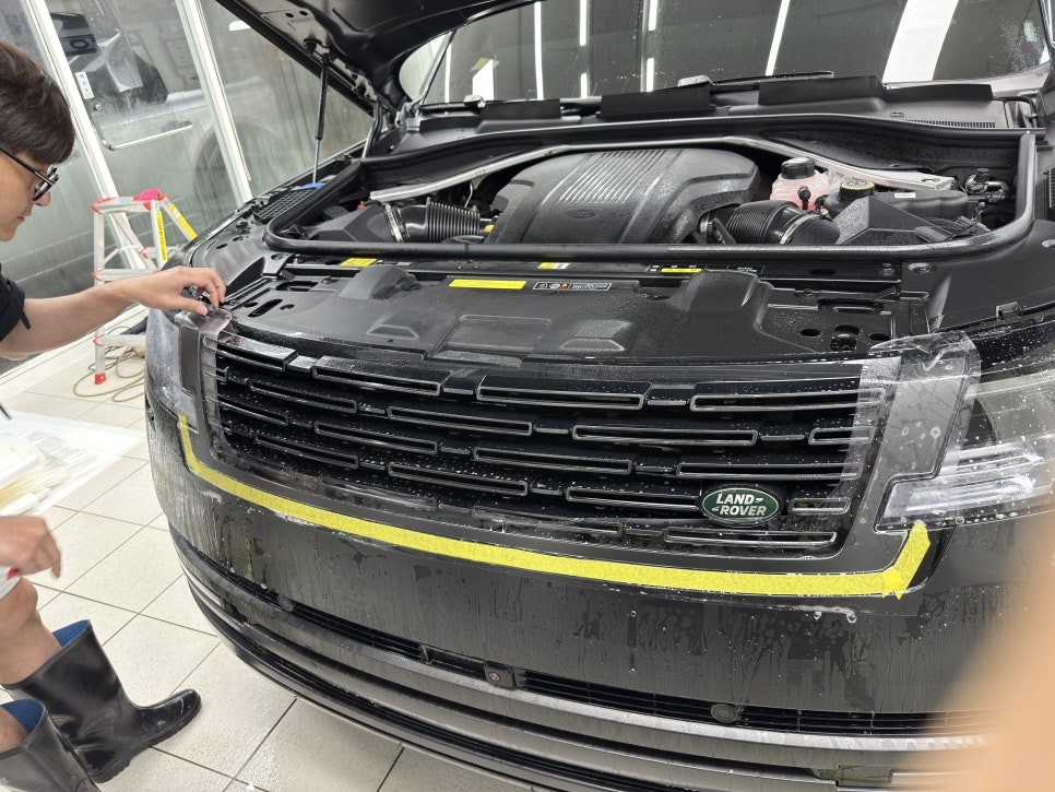 레인지로버 보그 STEK 다이노사틴 전체 무광 PPF / 강남, 개포, 양재