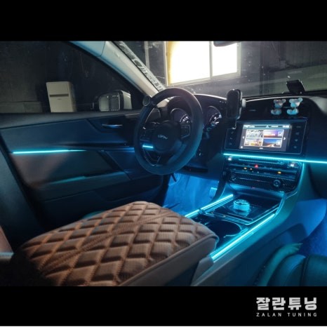 재규어XE 엠비언트로 실내분위기 얼마나 달라질수있을까? 평택안성엠비언트시공 잘란튜닝 / 경기 안성