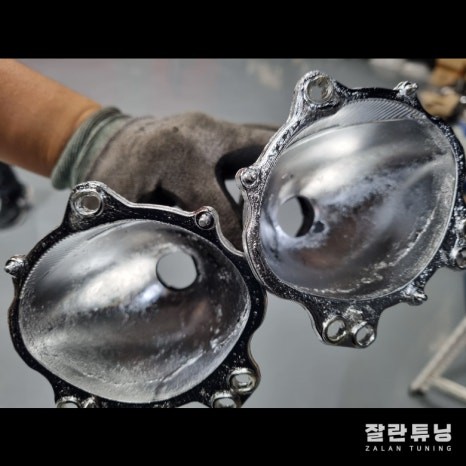 1세대 K5 정기검사에서 전조등 광도미달 뜬 헤드라이트 반사판 교체 / 경기 안성