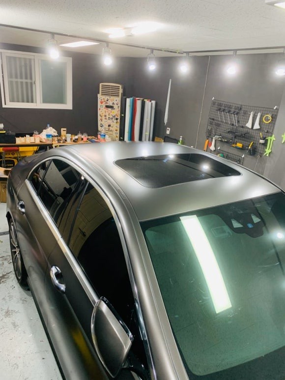 벤츠 E클래스 E300 전체랩핑 시공 / 제이엠커스텀 / 구리시 갈매동