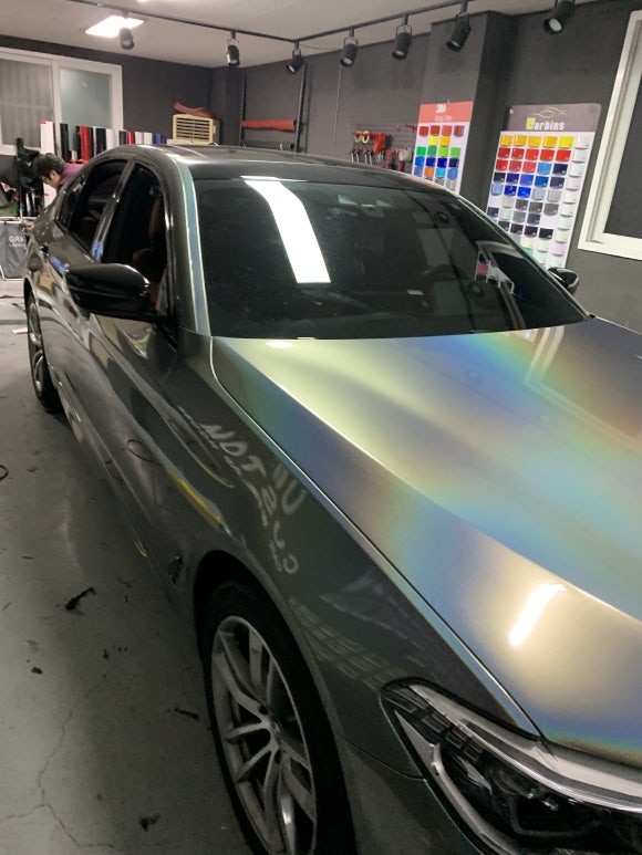 BMW 5시리즈 전체랩핑 시공기 / 노원구 랩핑 / 구리시 갈매동