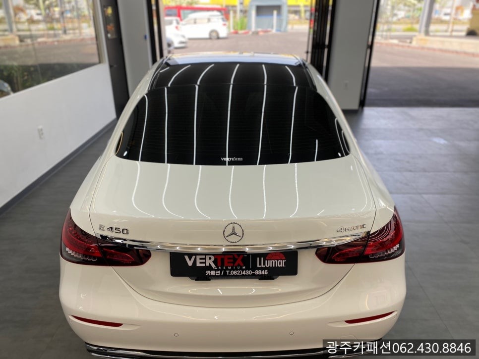 벤츠 e450 루마버텍스900시공!!