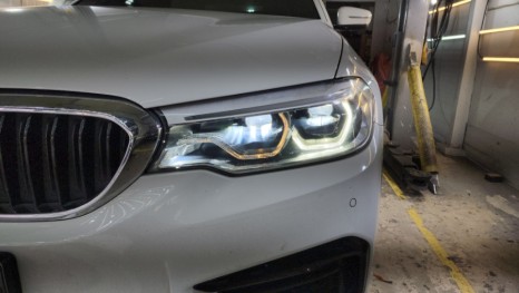 G30 엔젤아이 (DRL) 황변으로 인한 아크릴 교체 -신품 헤드라이트 느낌 그대로! / 천안,청주,세종,대전