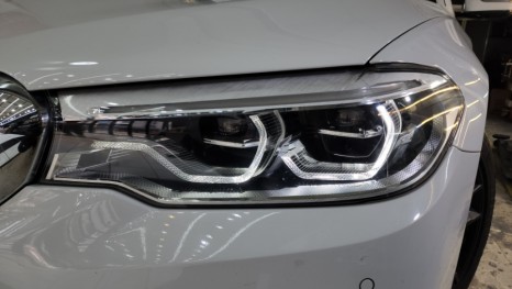 G30 엔젤아이 (DRL) 황변으로 인한 아크릴 교체 -신품 헤드라이트 느낌 그대로! / 천안,청주,세종,대전
