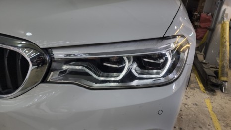 G30 엔젤아이 (DRL) 황변으로 인한 아크릴 교체 -신품 헤드라이트 느낌 그대로! / 천안,청주,세종,대전