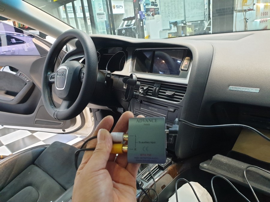 아우디A5 MMI AUX케이블 + WTX700 음질전용 블루투스    [오토사운드21 천안점] / 천안,청주,세종,대전