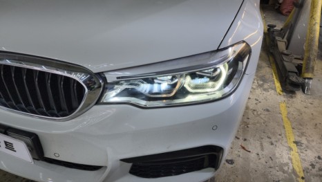G30 엔젤아이 (DRL) 황변으로 인한 아크릴 교체 -신품 헤드라이트 느낌 그대로! / 천안,청주,세종,대전