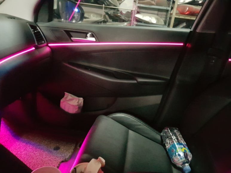 올뉴투싼 3세대 면발광 엠비언트 (RGB다이나믹 엠비언트)  (남양주 구리 포천 용인 대구 전라도광주 거제도 3세대 면발광 엠비언트 시공) / 남양주, 노원, 하남, 송파