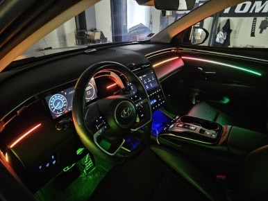 투싼 nx4 무빙 엠비언트는 남양주 맛집으로 오세요 / 남양주, 노원, 하남, 송파