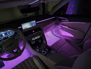 g70 엠비언트 라이트 순정 같은 퀄리티로 시공 / 남양주, 노원, 하남, 송파