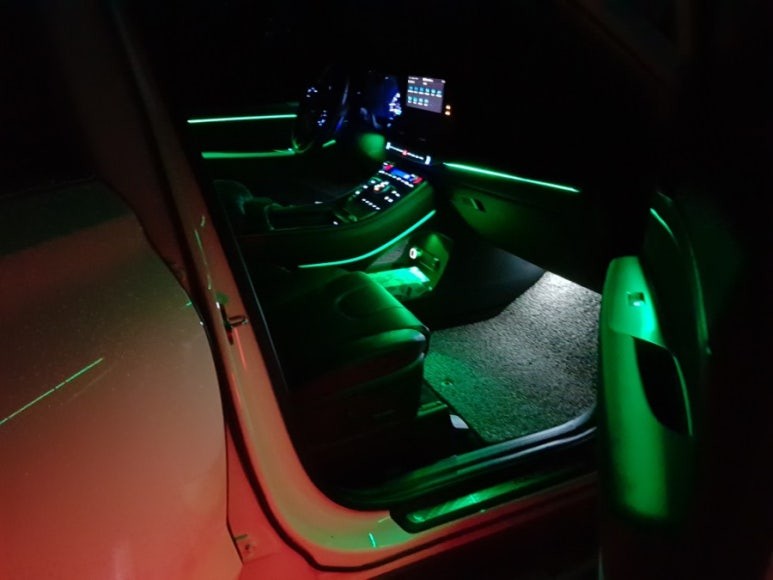 펠리세이드 엠비언트는 히든엠비언트로 노출 없이 해야되요~~ 네비메뉴도 활성화 하여 순정처럼~~ / 남양주, 노원, 하남, 송파