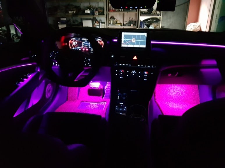 G70 엠비언트는 비노출 엠비언트로 간지나게 튜닝해보자 G70 비노출 엠비언트 맛집~~JINLED 에서~G70비노출엠비언트 성지 / 남양주, 노원, 하남, 송파