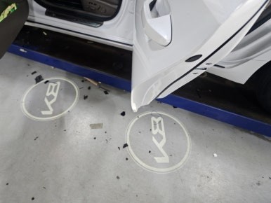 기아 k8 순정 도어스팟 램프는 밝기가 다릅니다 / 남양주, 노원, 하남, 송파