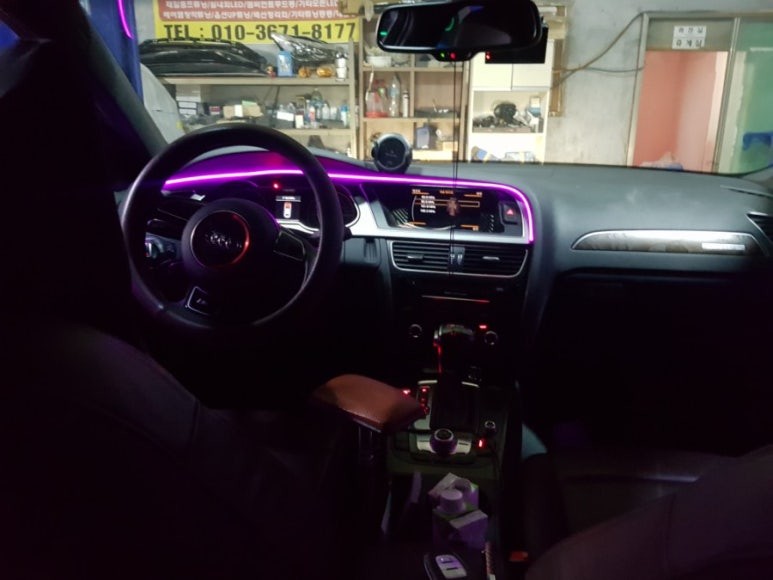 아우디A4 3세대 면발광 엠비언트 / 남양주, 노원, 하남, 송파