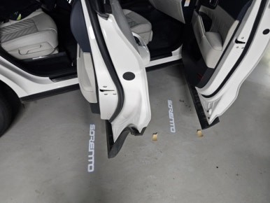 쏘렌토 도어스팟 도어 라이트 바보등 시공 / 남양주, 노원, 하남, 송파